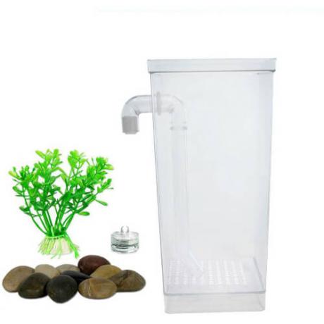 Самопочистващ се мини аквариум за рибки
