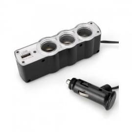 Разклонител за запалка на кола с USB