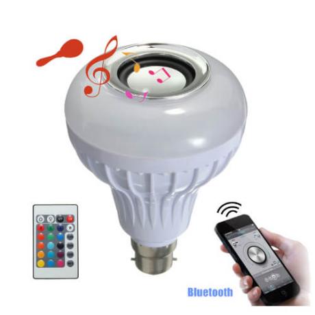 Музикална LED крушка с Bluetooth и високоговорител