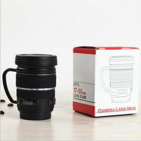 Малка термос чаша с дръжка - обектив CANON