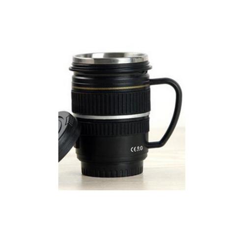 Малка термос чаша с дръжка - обектив CANON